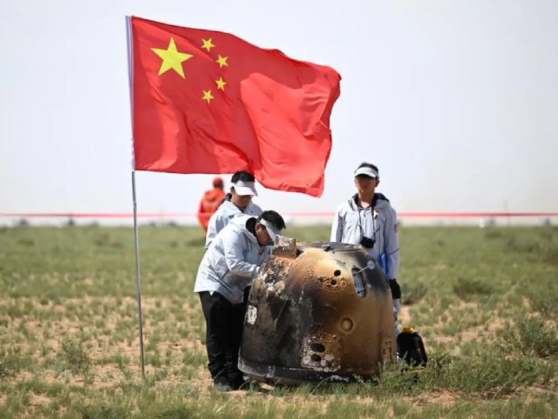 » 6. 嫦娥六号携带月背采样返回嫦娥六号返回器准确着陆于内蒙古四子王旗预定区域，工作正常，标志着探月工程嫦娥六号任务取得圆满成功，实现世界首次月球背面采样返回