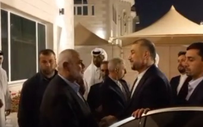 » 6. 伊朗外长到卡塔尔会见哈马斯领导人据伊朗官方通讯社伊斯兰共和国通讯社15日报道，当地时间14日晚，伊朗外交部长阿卜杜拉希扬在卡塔尔首都多哈会见巴勒斯坦伊斯兰抵抗运动（哈马斯）领导人哈尼亚