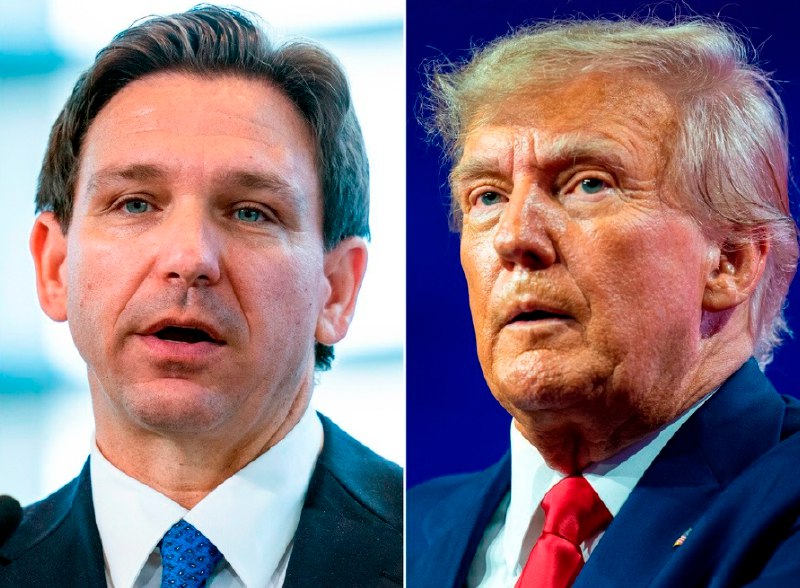 » 12. 川普党内支持率远甩德桑蒂斯 54%对17%周一公布的一项民调显示，前总统川普继续在共和党总统初选中领跑，民调支持率领先位居第二的佛州州长德桑蒂斯（Ron DeSantis）37个百分点