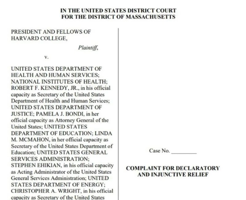 » 8、哈佛大学起诉美国政府反击特朗普一再收紧研究经费继美特朗普要求取消哈佛大学的免税待遇、美国国土安全部长威胁哈佛大学将失去招收国际学生的资格后，哈佛大学与美国联邦政府的战斗进一步升级