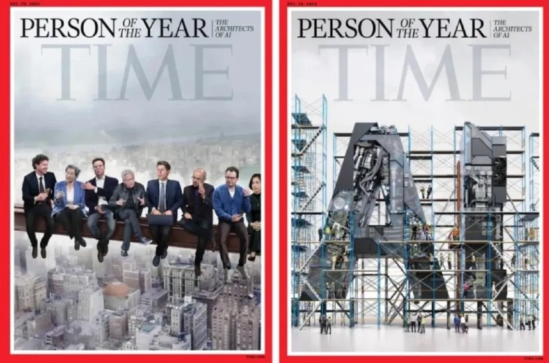 » 1、《时代》年度人物为AI主导者 包括黄仁勋 扎克伯格 马斯克AI泡沫争论尚未结束，《时代》杂志依然将“人工智能的缔造者（the architects of AI）”评选为今年年度人物
