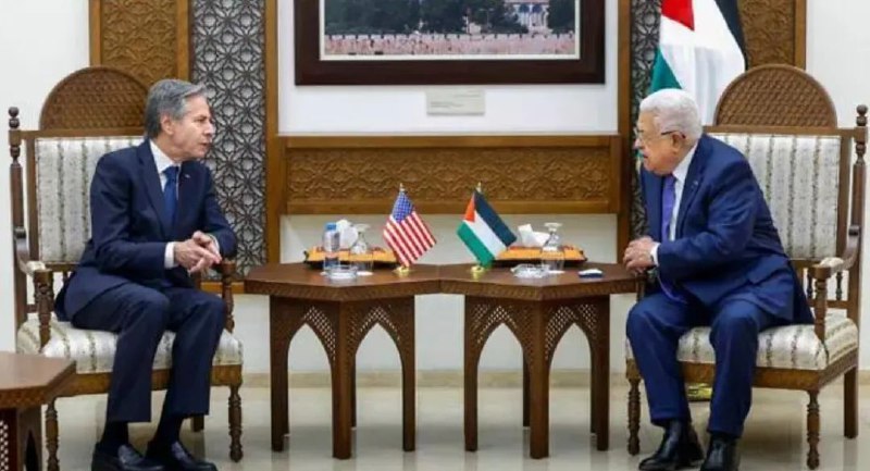 » 6、美国务卿与巴勒斯坦总统阿巴斯会面当地时间10日，美国国务卿布林肯抵达约旦河西岸城市拉姆安拉与巴勒斯坦总统阿巴斯举行会面