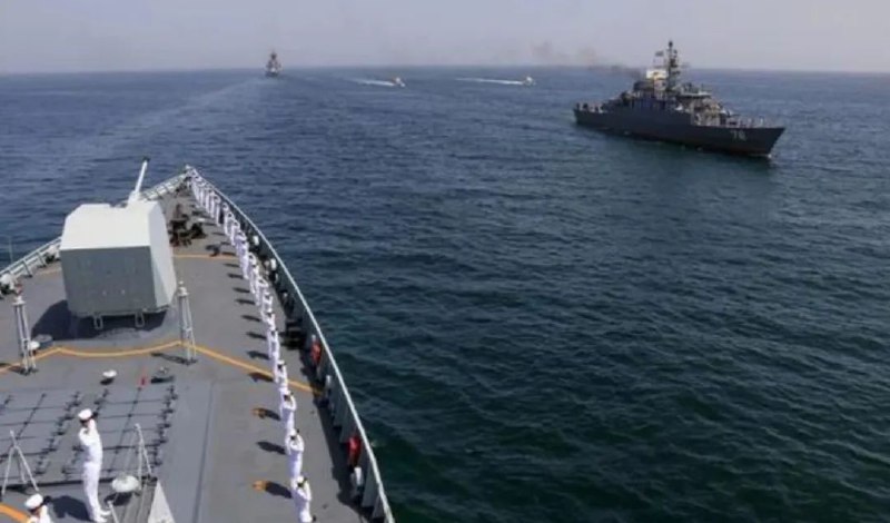 » 5、中国 伊朗 俄罗斯海上军演结束 俄国导弹巡洋舰出动日前，国防部披露，根据年度计划及各方达成的共识，中国、伊朗、俄罗斯三国海军于3月11日至15日举行“安全纽带-2024”联合演习