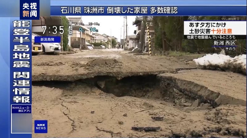 » 11、日本地震已致至少73人死亡财联社1月3日电，综合日本石川县轮岛市政府等方面最新消息，1月1日发生的地震已在石川县造成73人死亡