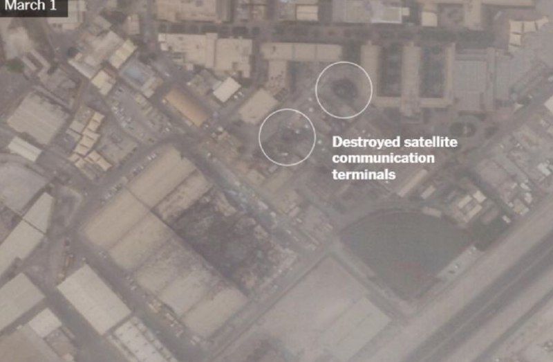 » 6、伊朗对至少7座美军基地通信雷达系统造成破坏据《纽约时报》3月4日报道，根据该媒体对卫星图像和经核实视频的分析，伊朗近日实施的一系列袭击对中东地区至少7座美军基地内或邻近的通信及雷达系统造成破坏