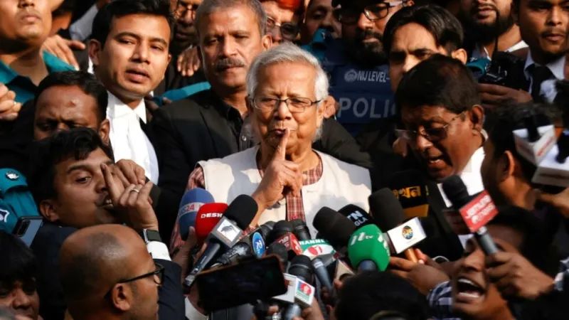 » 1. 孟加拉国诺贝尔和平奖得主尤努斯被判刑半年被指违反劳工法孟加拉诺贝尔和平奖得主、经济学家尤努斯因为没有为雇员设立福利基金，被判违反劳工法罪成，判监半年