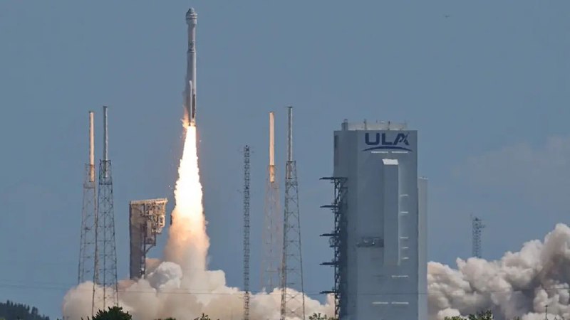 » 5. 美国波音公司“星际客机”飞船成功发射 载人前往空间站美国波音公司“星际客机”飞船5日从佛罗里达州卡纳维拉尔角太空军基地发射升空，首次执行载人试飞任务，搭载两名美国宇航员前往国际空间站