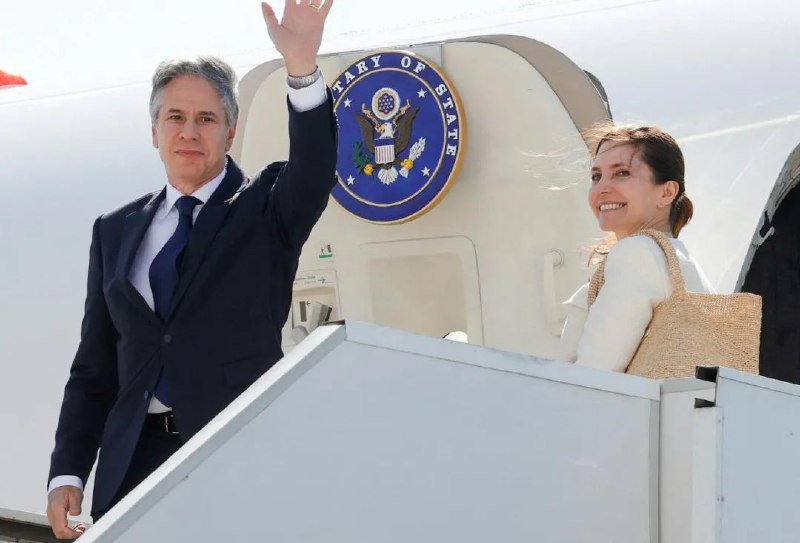 » 4、美国国务卿抵达上海4月24日下午，美国国务卿安东尼·布林肯抵达上海，开启任内的第二次访华行程