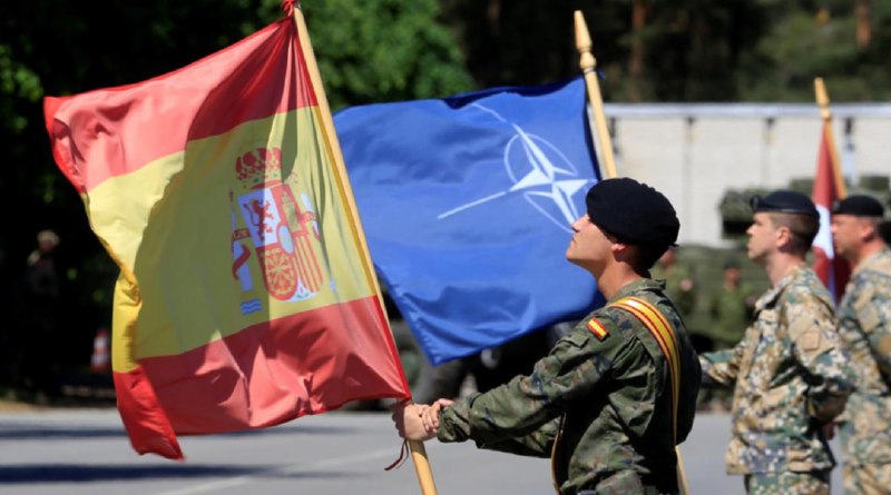 » 6、西班牙得到北约例外条件 军费开支无需增至GDP的5%西班牙首相桑切斯22日宣布，西班牙已与北约达成协议，可灵活制订本国军费开支计划，无需将军费开支比例增加至国内生产总值(GDP)的5%