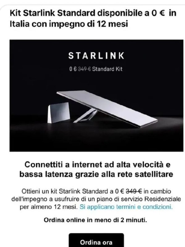 » 8、星链在海外推销：订阅12个月 免费送设备SpaceX最新抛出一枚重磅炸弹：免费发放Starlink卫星天线设备，席卷意大利、澳大利亚等海外市场