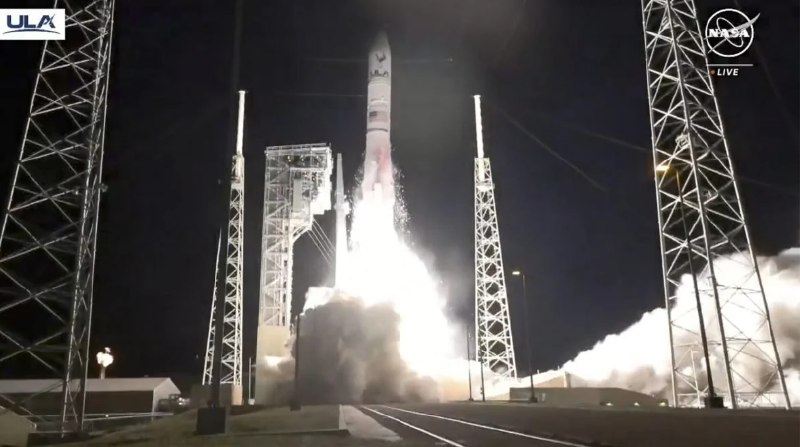 » 9. 美国私营企业联合发射联盟公司发射月球着陆器当地时间1月8日凌晨，美国联合发射联盟公司的“火神半人马座”火箭从佛罗里达州卡纳维拉尔角太空军基地发射升空，把美国航天机器人技术公司开发的“游隼”月球着陆器送入太空